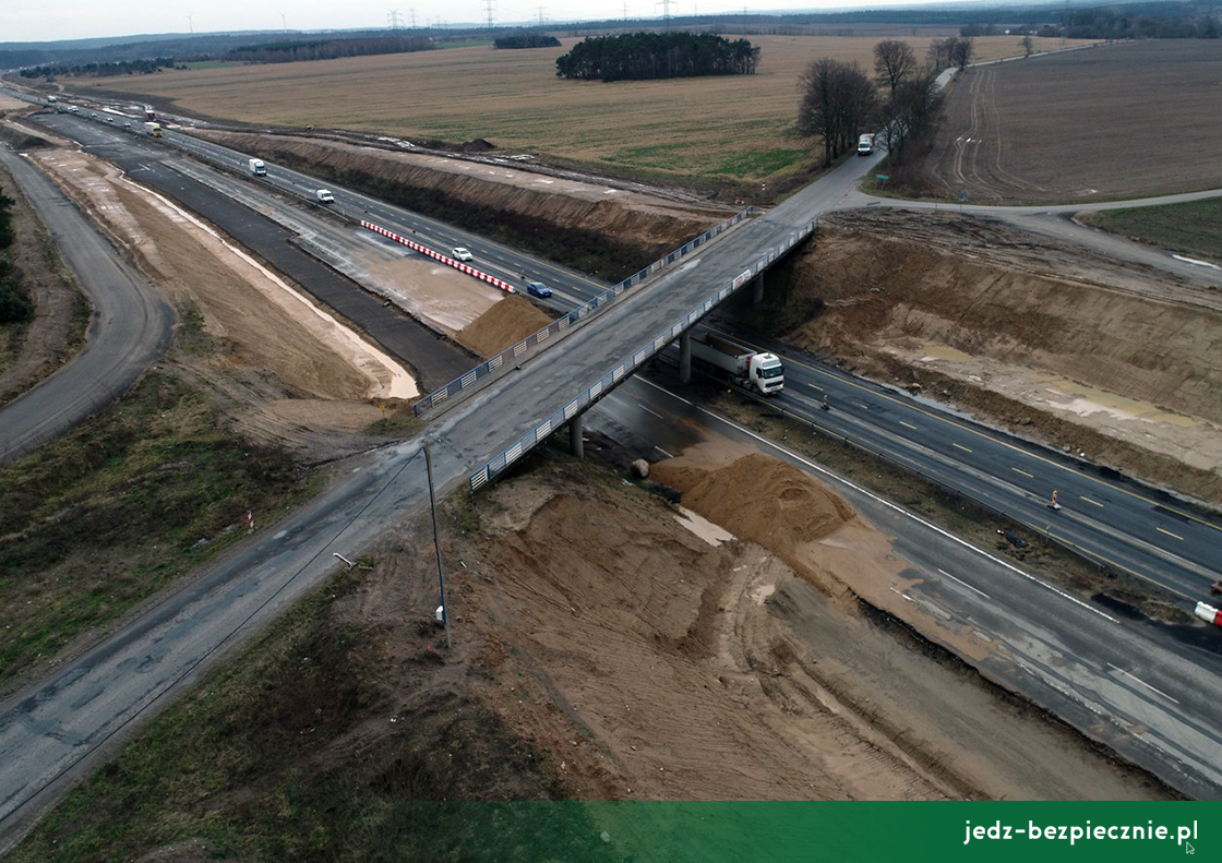 Polskie drogi - Tymczasowy objazd na drodze krajowej nr 1